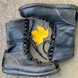 Vintage Camper Black Boots size 9 (European 39)